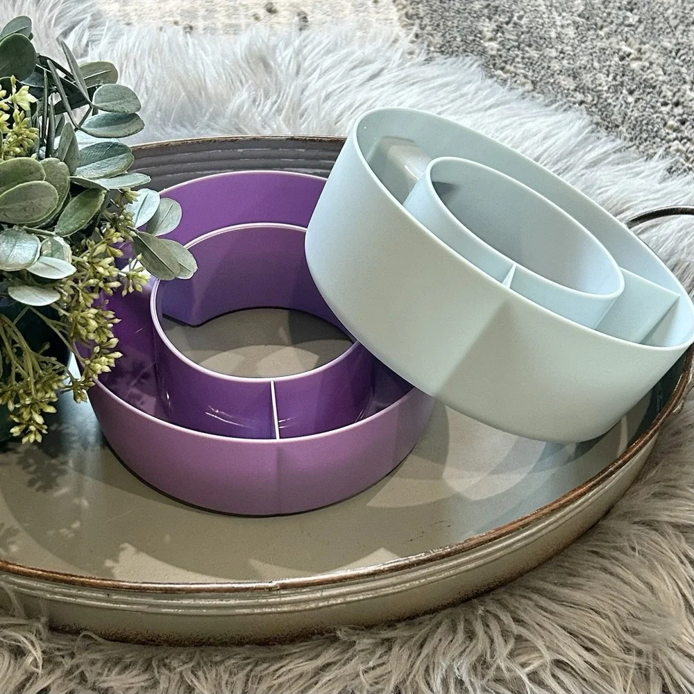 Snack Bowl Attachment Set Of 2 For Stanley‎ Cup 40oz Tumbler Acc's Purple/Blue